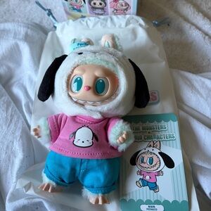 Sanrio x Labubu Pochacco The Monsters Plush Brand New China Exclusive Pop Mart